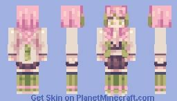 mitsuri minecraft skin|Mitsuri Kanroji Minecraft Skin